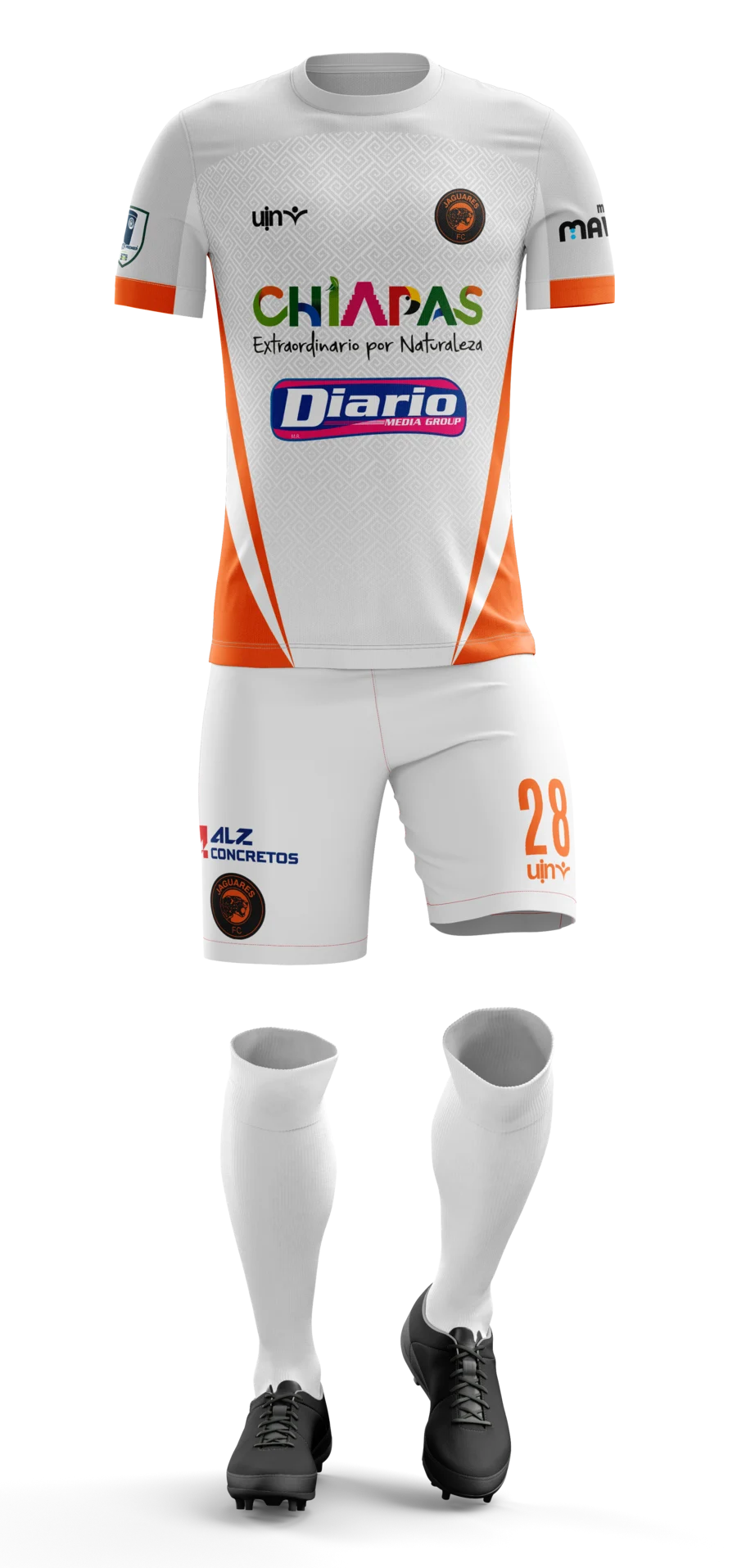 Uniforme visitante de Jaguares FC